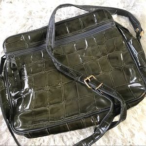 Vintage Italian Leather Shoulder Crossbody Purse